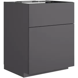 Neoro n50 Unterschrank B: 60 cm mit 2 Auszügen, BN0441GR,