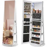 Songmics Schmuckschrank mit Spiegel,