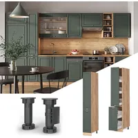 Vicco Apothekerschrank Fame-Line 30 x 0 x 0 cm Grün-Gold