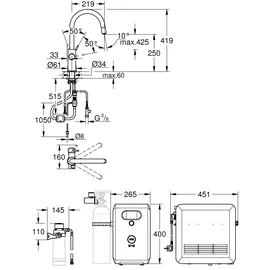 Grohe Blue Professional C-Auslauf Set (31325002)