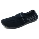 leguano Chess Pepper Slipper schwarz-grau,