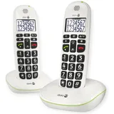 Doro PhoneEasy 110 Duo, Telefon, Weiss