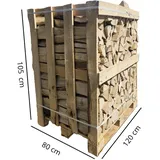 Kaminholz Buche 25 cm | 1 Raummeter (Box) | Kammergetrocknet | Premium Brennholz