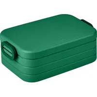 Mepal - Lunchbox Take a Break Midi - Brotdose To Go - Für 2 Sandwiches oder 4 Brotscheiben - Meal Prep Box - Essensbox mit Unterteilung - Spülmaschinenfest - 900 ml - Vivid Green