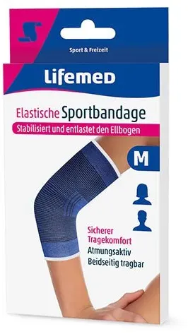 Lifemed Elastische Sportbandage blau 