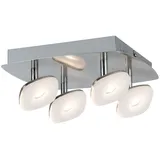 Paulmann Squarelense 4 Leuchtmittel Nickel