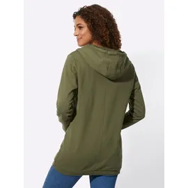 Casual Looks WITT WEIDEN Sweatjacke in oliv | Gr.: 46