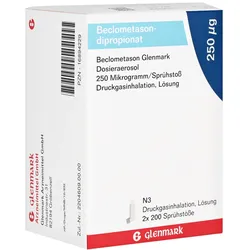 BECLOMETASON Glenmark Dosieraerosol 250 μg/Sprü.St 400 Sp