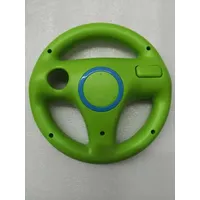 2x Nintendo Wii Lenkrad SET Grün Green Mario Kart Controller Zubehör Wheel