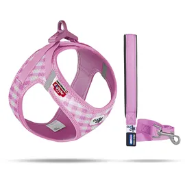Curli Clasp Vest Hundegeschirr Pink S
