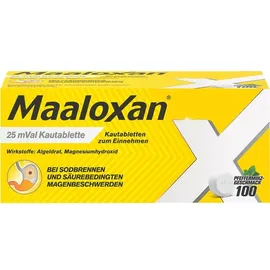 MAALOXAN 25 mVal Kautabletten 100 St