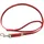 Julius-K9 IDC Color & Gray gumierte Leine, 20 mm x 1,2 m mit Schlaufe, Rot-Grau