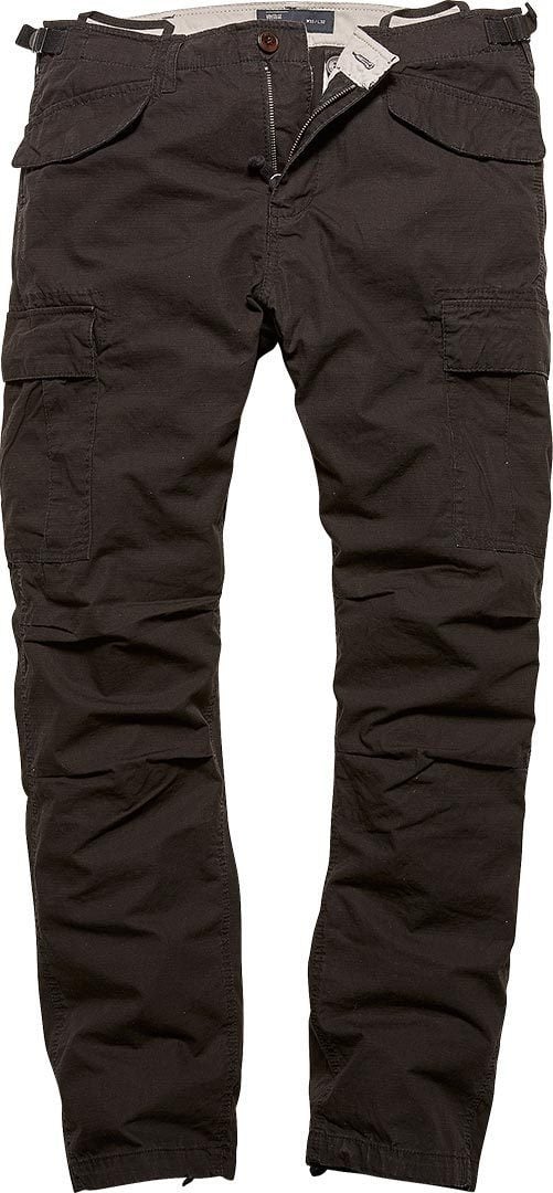 Vintage Industries Miller M65 Broek, zwart, 31 Voorman