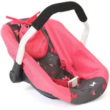 Bayer Chic 2000 Puppenautositz für Puppen bis 50 cm Butterfly Koralle 708-47