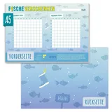 paper&you vom häfft-verlag paper&you Spieleblock A5 / Fische Verschenken / vom Häfft-Verlag