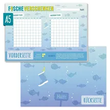 paper&you vom häfft-verlag paper&you Spieleblock A5 / Fische Verschenken / vom Häfft-Verlag