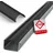 Inefa Dachrinne Laubfang 2 m 68 mm Schwarz