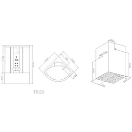 SANOTECHNIK Dampfduschkabine SALSA 120x120x215 cm