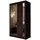 masseno Schwebetürenschrank Grazia 120 x 216 x 61 cm Wenge/Rot