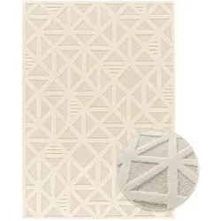 Teppich COSMO | Geo | Creme | Verschiedene Größen