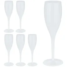 Relaxdays Sektglas 0,1 l 6-tlg.