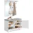 VASAGLE Schuhbank Wandgarderobe Set 81 x 0 x 0 wolkenweiß