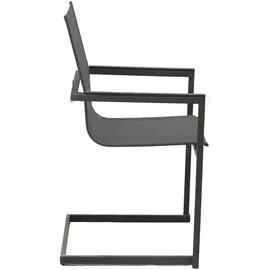 Garden Pleasure Sophia Gartenstuhl 56 x 90 x 56 cm anthrazit 4 St.