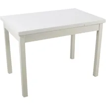 Hofmann Living And More Esstisch, weiß (weiß, weiß, weiß), H:75cm T:67cm, HOFMANN LIVING AND MORE, Tische, Esstisch, ausziehbar
