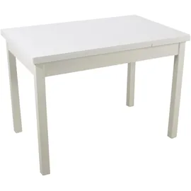 Hofmann Living And More Esstisch, weiß (weiß, weiß, weiß), H:75cm T:67cm, HOFMANN LIVING AND MORE, Tische, Esstisch, ausziehbar
