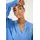 Kaffe Kleid Blusenkleid Blau 44
