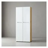 KADIMA DESIGN Muenchen Aktenschrank 80 x 196 x 37 cm Weiß