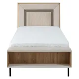 aea Kindermöbel Garnitur Kinderzimmer Bett Kinderbett Braun Holz Set 4tlg