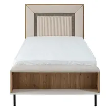 aea Kindermöbel Garnitur Kinderzimmer Bett Kinderbett Braun Holz Set 4tlg