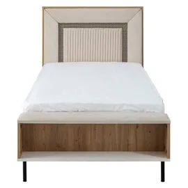 aea Kindermöbel Garnitur Kinderzimmer Bett Kinderbett Braun Holz Set 4tlg