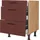 Nobilia Unterschrank Easytouch 60 x 58,3 x 87 cm Rot