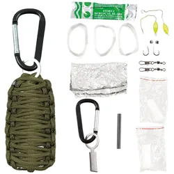 MFH Survival Set Parachute Cord - Oliv