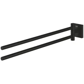 Grohe Start Cube Handtuchhalter 2-armig Mattschwarz 409762430