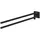 Grohe Start Cube Handtuchhalter 2-armig Mattschwarz 409762430
