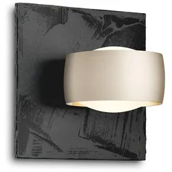 Oligo Grace Unlimited LED Wandleuchte Glasplatte Schieferstruktur | cashmere