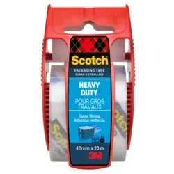 SCOTCH Verpackungsband 50mm 20m transparent E5020D +Handabroller