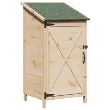 vidaXL Gartenhaus 0,60 x 0,57 m Beige