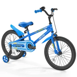 VEVOR Kinderfahrrad 18 Zoll BMX-Stil empfohlene Kindergröße von 110 bis 140 cm