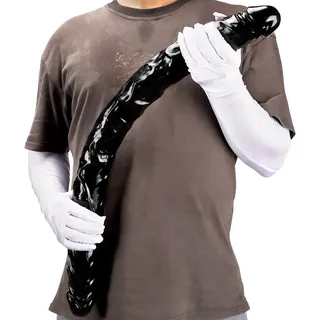 TPTOP 55/71cm Lang Doppeldildo Anal Plug Butt Plug Anal Dildo, Schwuler Doppel Dildo Masturbator Unisex Sexspielzeug, Double Dong Sex Toy,XXXL