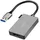 Logilink USB 3.0 zu HDMI Adapter 0,15 m Grau/Silber