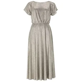 Swing Kleid Abendkleid Gold/Silber 36