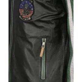 Top Gun Bikerjacke TGJ1005 green XXL