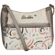 Anekke Umhängetasche Olympia elfenbein / taupe / dunkelorange / rosa