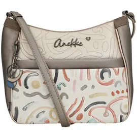Anekke Umhängetasche Olympia elfenbein / taupe / dunkelorange / rosa