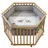 weiß Bodenfarbe jumbo twins grau