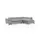 S-Style Ecksofa Cord 2-Sitzer Grau